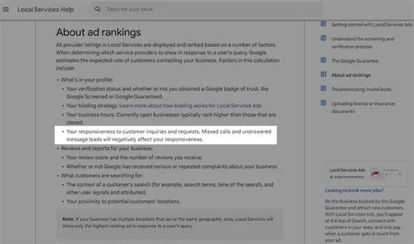 Google giải thích về khả năng phản ứng trong thuật toán của Google LSA