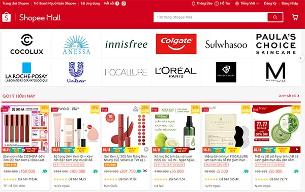 Mọi thương hiệu FMCG lớn đều có gian hàng trực tuyến trên các sàn TMĐT tại Việt Nam