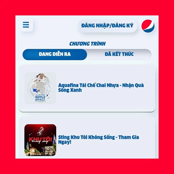 Pepsishop.vn - Website thông tin sự kiện của nhãn hàng Pepsi