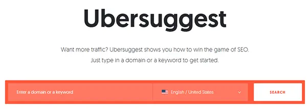 Công cụ Ubersuggest
