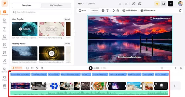 Kết quả video từ Flexclip